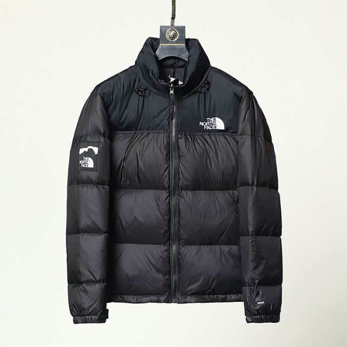 The North Face Winter Down Jacket Hooded Parka Down Jacket -Black-5731480