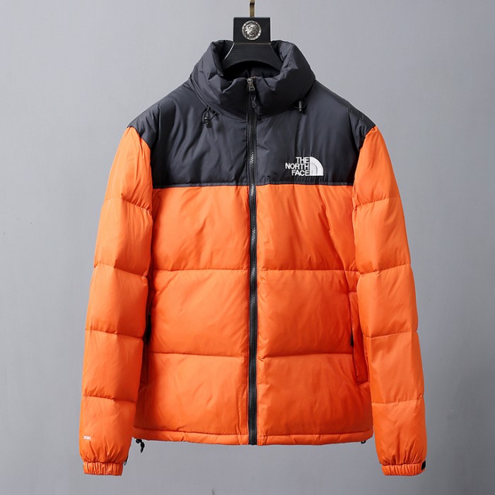 The North Face Winter Down Jacket Parka Down Jacket -Black/Orange-6863878