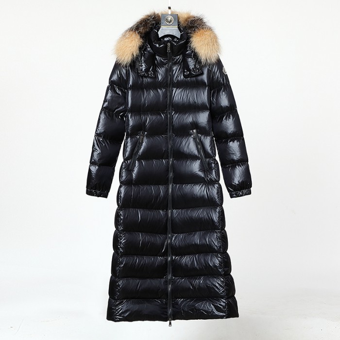 Moncler Women Winter Down Jacket Hooded Parka Down Jacket -Black-1309748