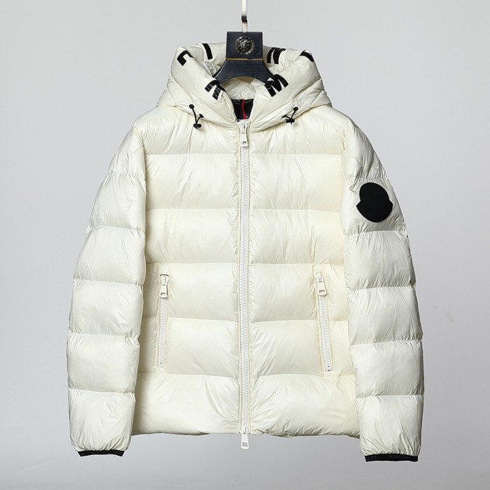 Moncler Winter Down Jacket Parka Hooded Down Jacket -White-1488135