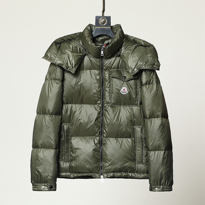 Moncler Winter Down Jacket Parka Hooded Down Jacket -Army Green-6489673