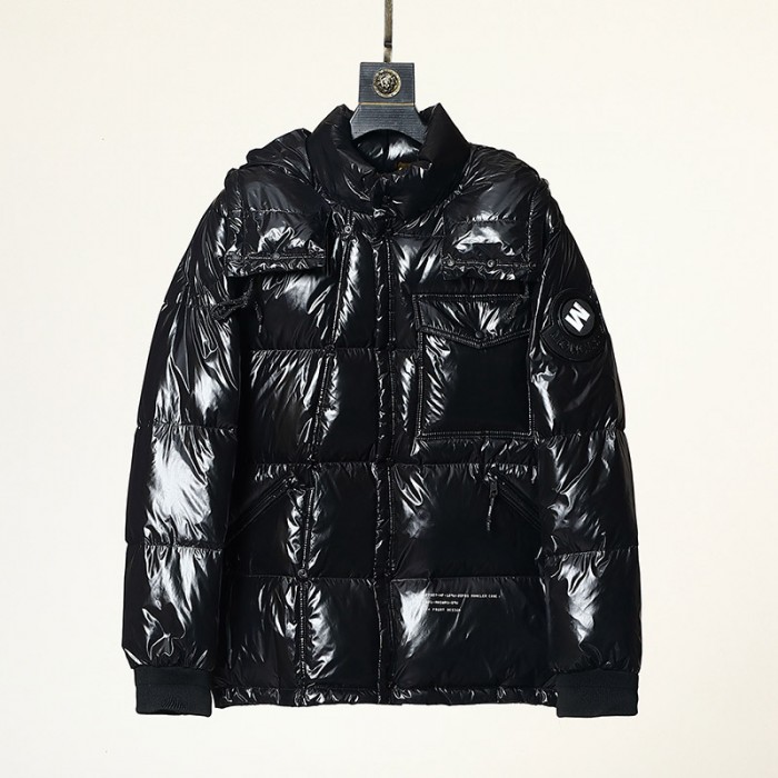 Moncler Winter Down Jacket Parka Hooded Down Jacket -Black-323355