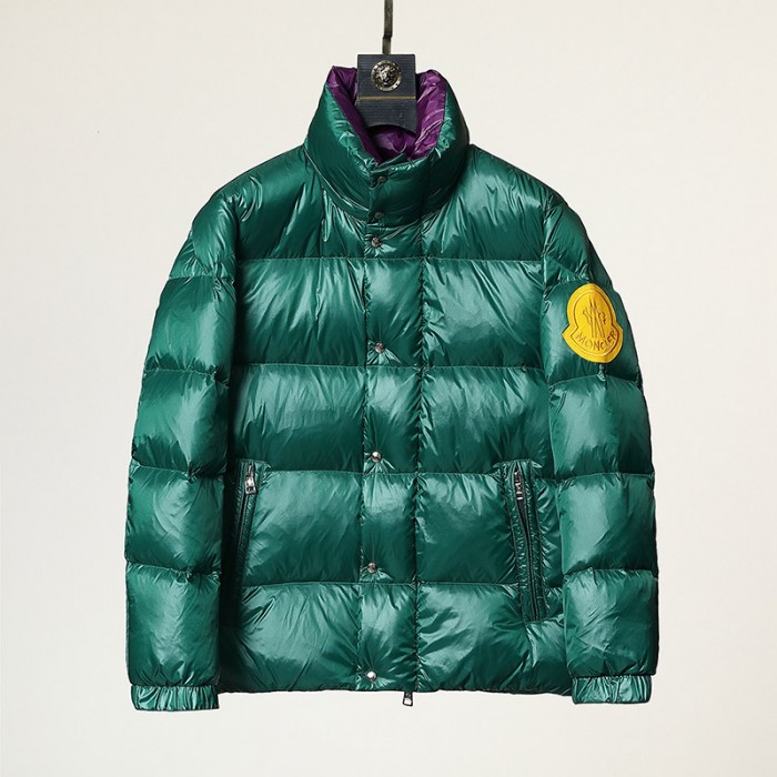 Moncler Winter Down Jacket Parka Down Jacket -Green/Purple-5928872