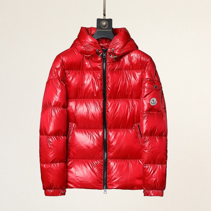 Moncler Winter Down Jacket Parka Hooded Down Jacket -Red-7664418