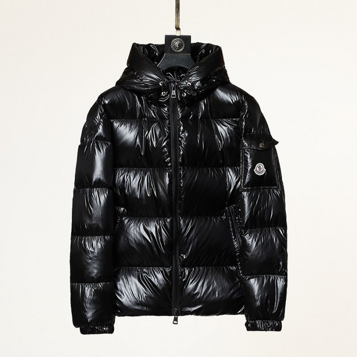 Moncler Winter Down Jacket Parka Hooded Down Jacket -Black-8588272