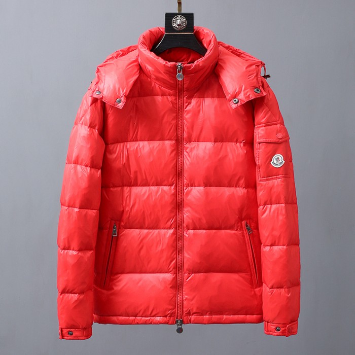 Moncler Winter Down Jacket Parka Hooded Down Jacket -Red-5719897