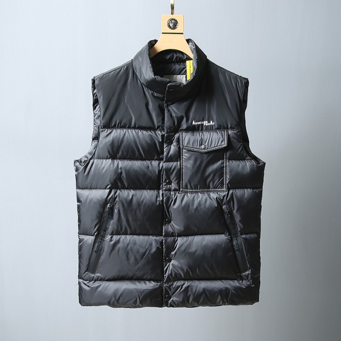 Moncler Winter Down Jacket Sleeveless vest Parka Down Jacket Sleeveless vest-Black-856475