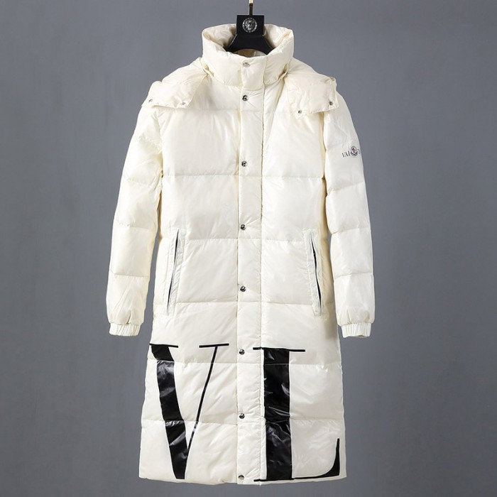 Moncler Winter Down Jacket Parka Hooded Down Jacket -White-7048589