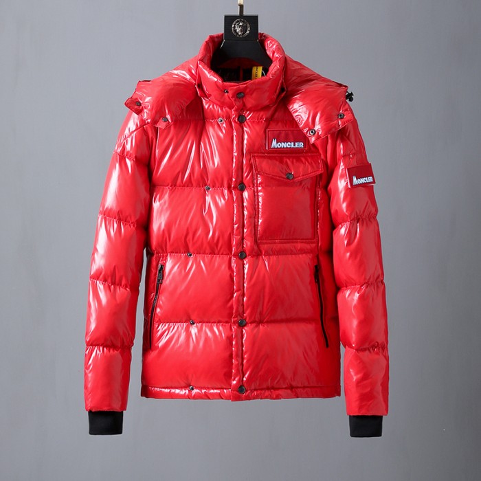 Moncler Winter Down Jacket Parka Hooded Down Jacket -Red-273945