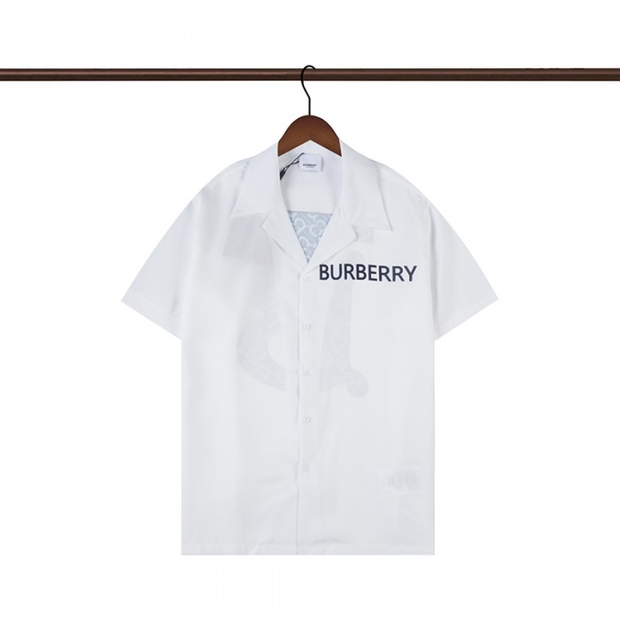 Burberry Fashion Casual Summer Short sleeve T-shirt-White-2373955