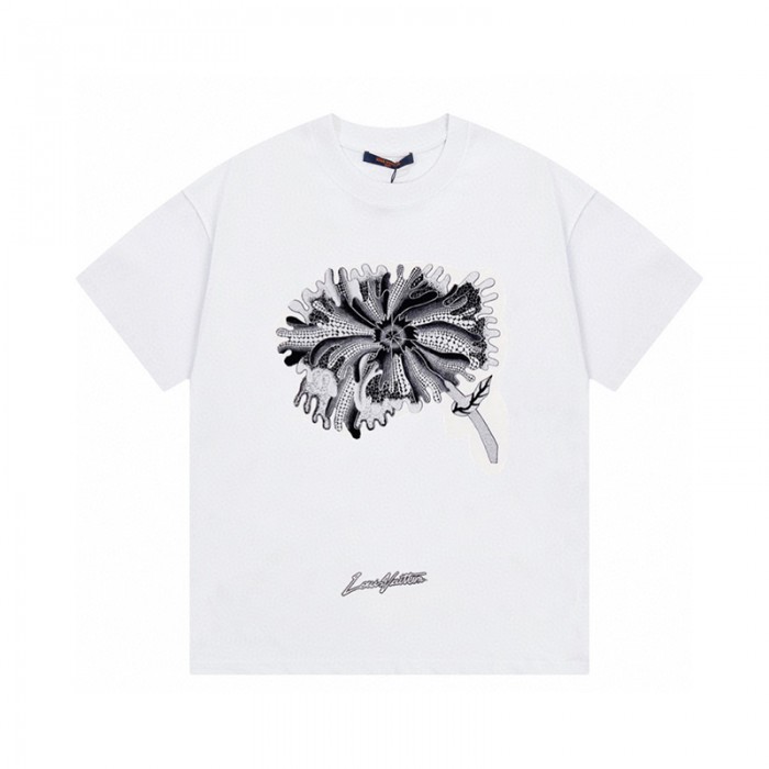 Louis Vuitton LV Fashion Casual Summer Short sleeve T-shirt-White-5493570