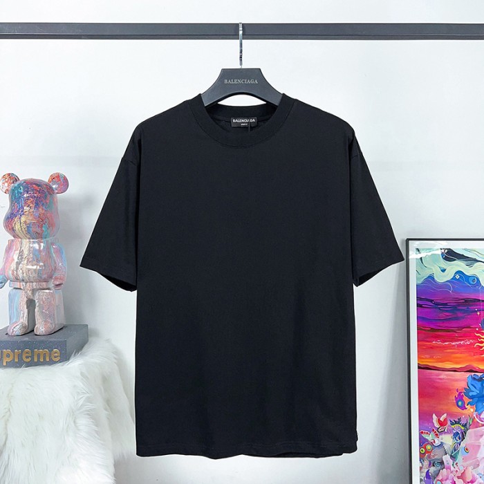 Balenciaga Fashion Casual Summer Short sleeve T-shirt-Black-4526369