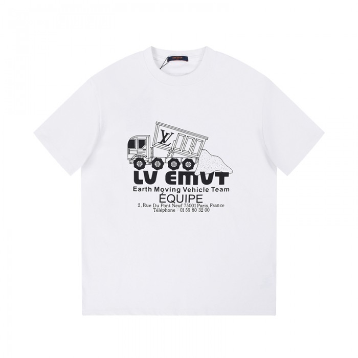 Louis Vuitton LV Fashion Casual Summer Short sleeve T-shirt-White-2470822