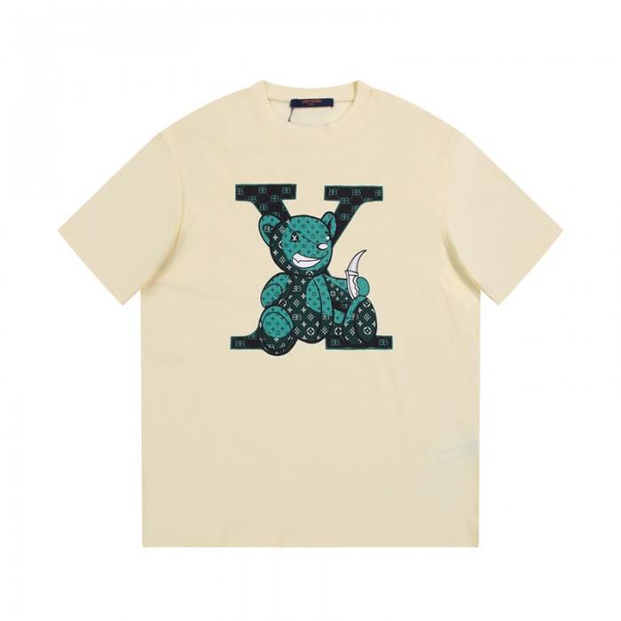 Louis Vuitton LV Fashion Casual Summer Short sleeve T-shirt-Khkai-5695210