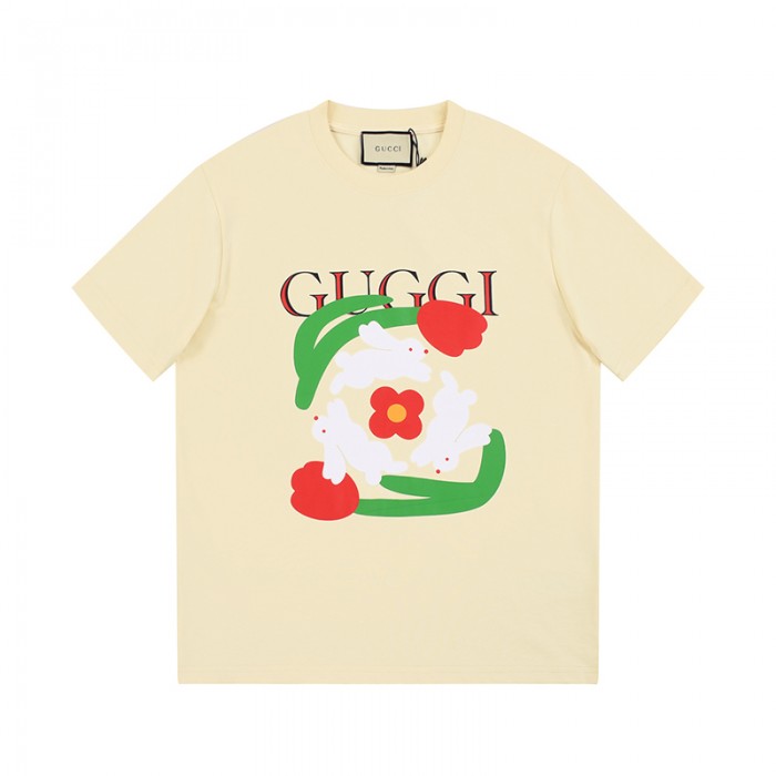 GUCCI Fashion Casual Summer Short sleeve T-shirt-Khkai-1405735