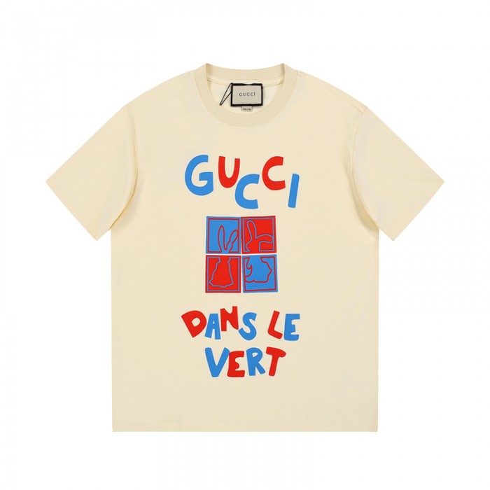 GUCCI Fashion Casual Summer Short sleeve T-shirt-Khkai-1892079