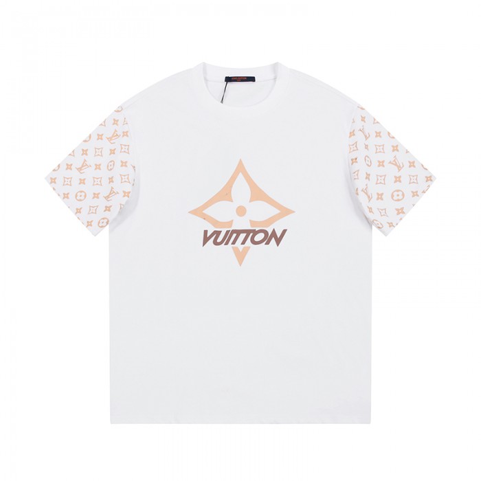 Louis Vuitton LV Fashion Casual Summer Short sleeve T-shirt-White-9062552