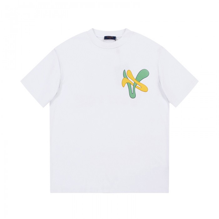 Louis Vuitton LV Fashion Casual Summer Short sleeve T-shirt-White-8423312