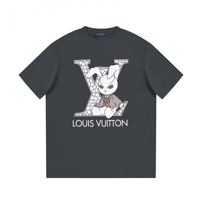 Louis Vuitton LV Fashion Casual Summer Short sleeve T-shirt-Black-2312883