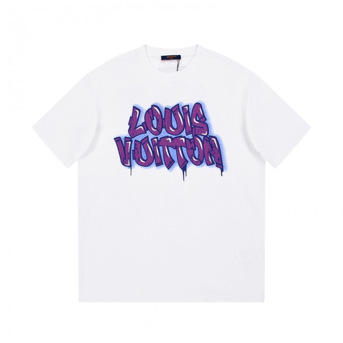 Louis Vuitton LV Fashion Casual Summer Short sleeve T-shirt-White-2048164