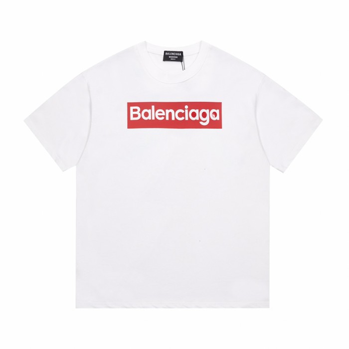 Balenciaga Fashion Casual Summer Short sleeve T-shirt-White-8220897