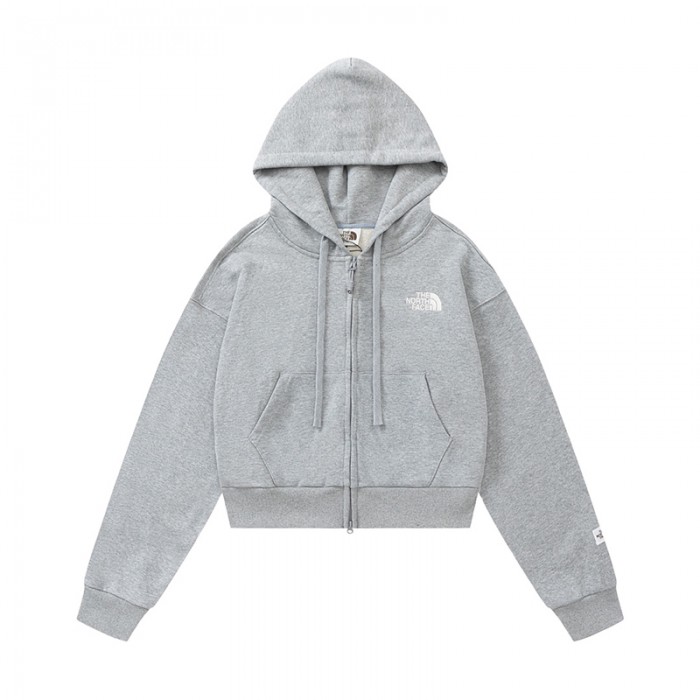 The North Face Autumn Winter Fashion Hooded Women Sweatshirt casual clothes-Gray-9131201