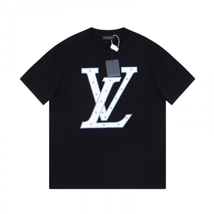 Louis Vuitton LV Fashion Casual Summer Short sleeve T-shirt-Black-2670607