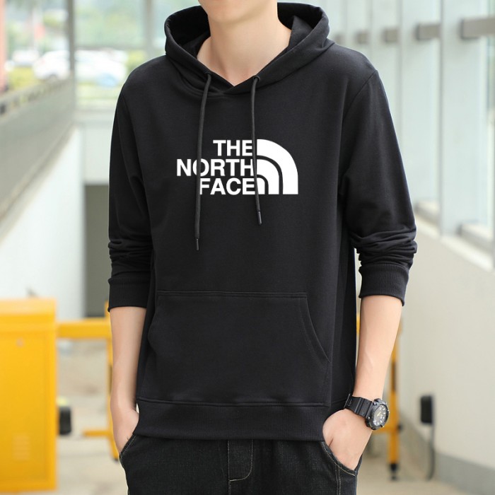 The North Face Sweatshirt Hooded Long Sleeve-Black-871472