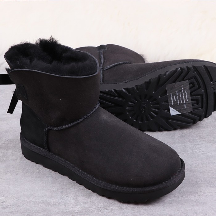 UGG Mini Bailey Bow II -Black-7563172