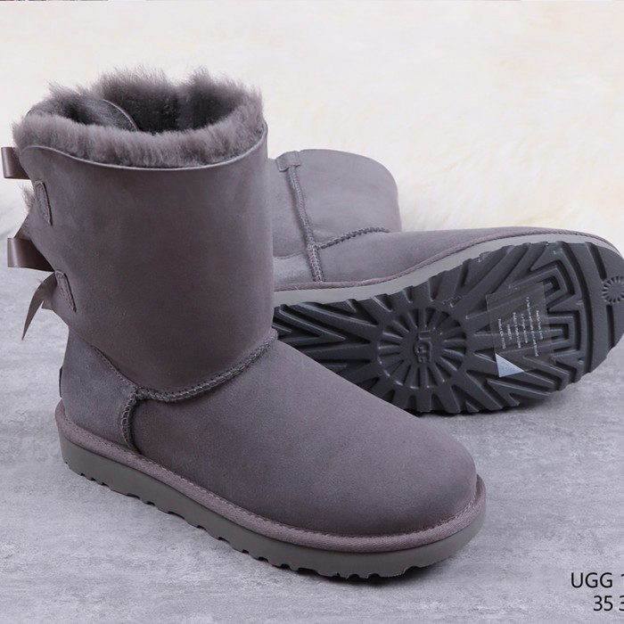 UGG Mini Bailey Bow II - Gray-1530551