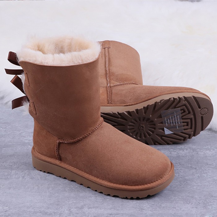 UGG Mini Bailey Bow II - Brown-4153620