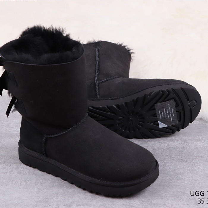 UGG Mini Bailey Bow II - Black-2481156