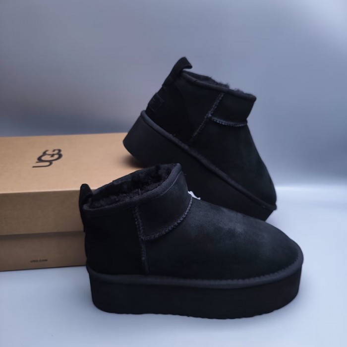 UGG Classic Ultra Mini Platform - Black-1409372